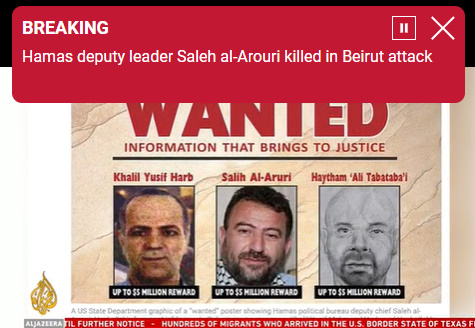 Saleh al-Arouri Senior Hamas official killed in Israel Drone Strike Musharafieh Beirut, Lebanon Saleh al-Arouri Senior Hamas official killed in Israel Drone Strike Musharafieh Beirut, Lebanon